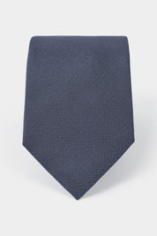 Cravate 100 % soie – Gris