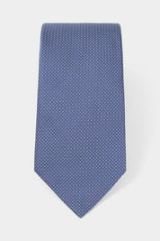 100% silk tie - Blue