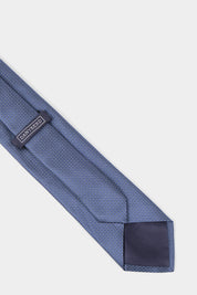 100% silk tie - Blue