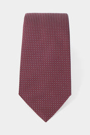 100% silk tie - Bordeaux