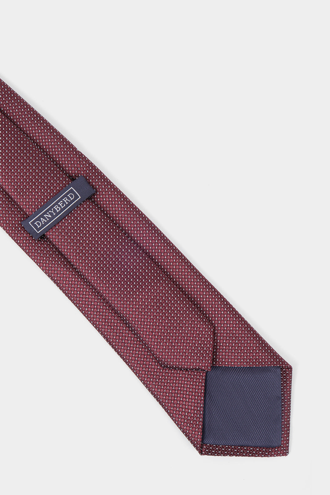 100% silk tie - Bordeaux