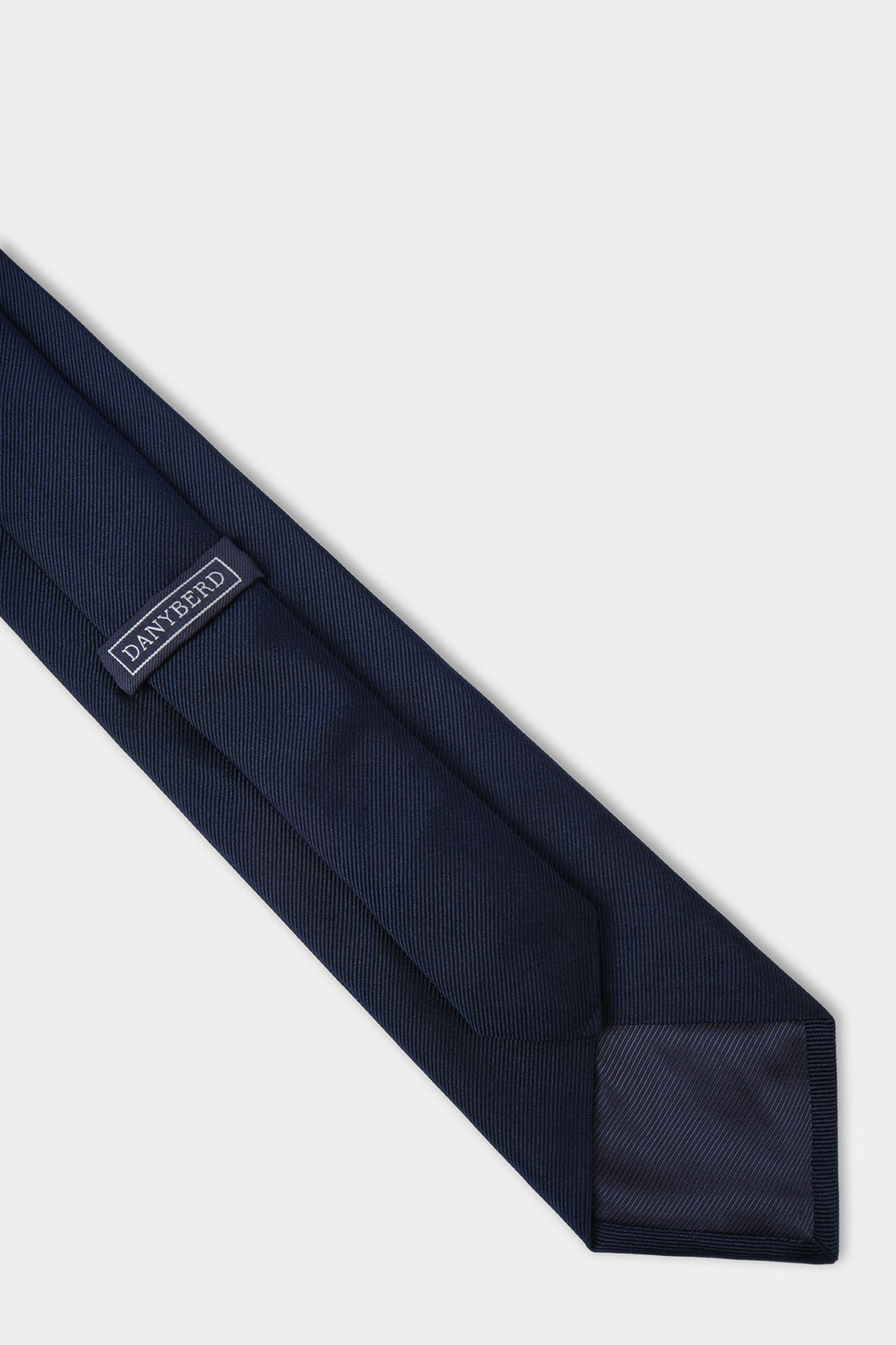 Cravate 100 % soie - Bleu nuit