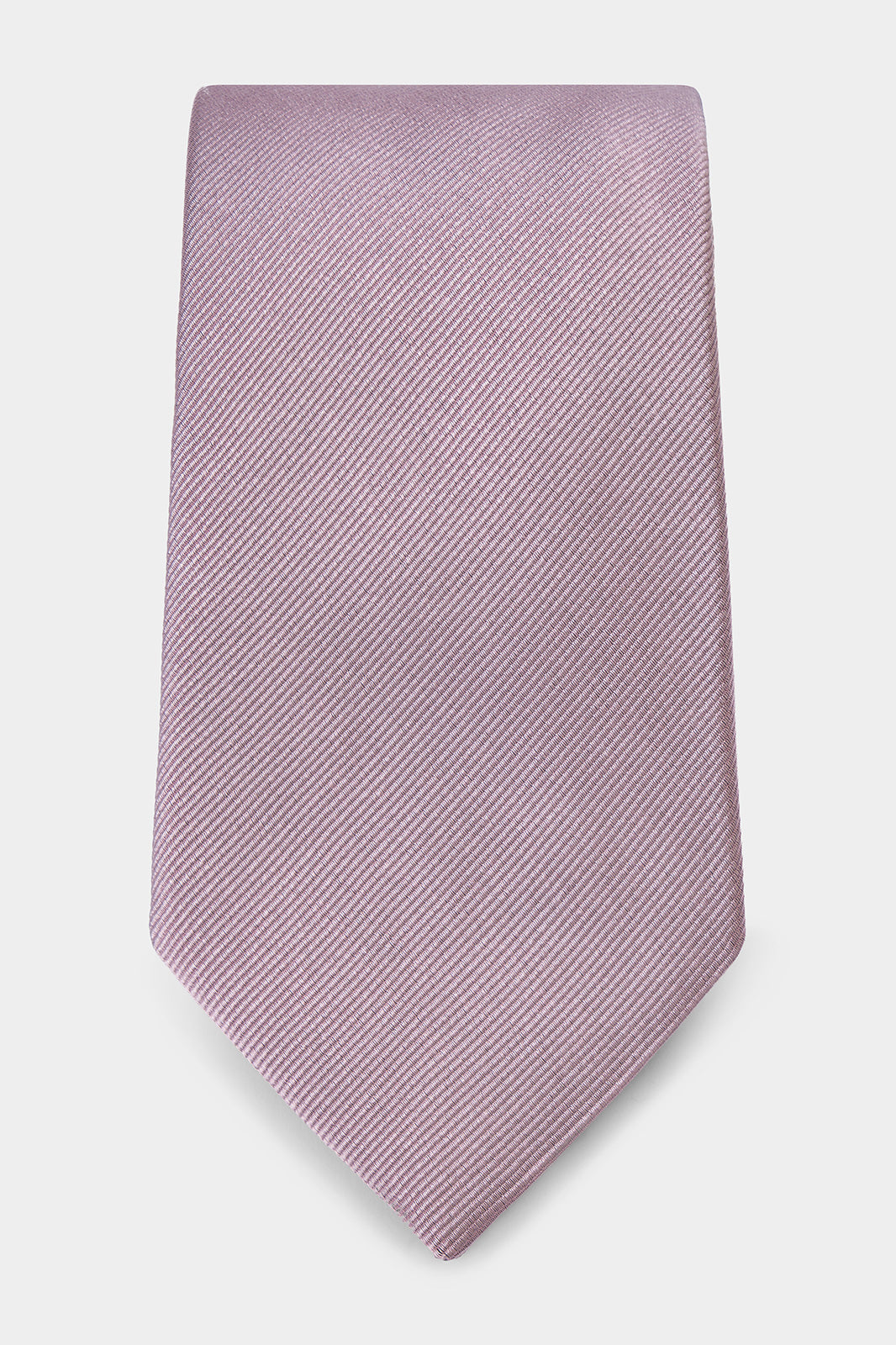 Cravate 100 % soie - Rose satiné