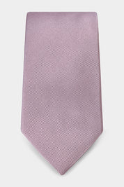 Cravate 100 % soie - Rose satiné