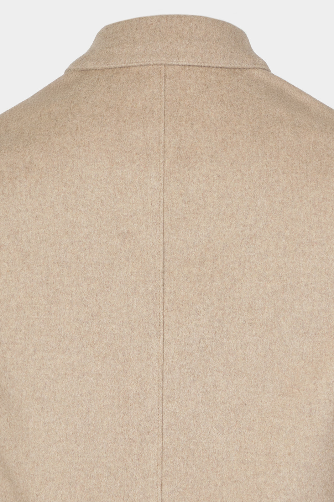 Vue de dos du blouson worker couleur beige