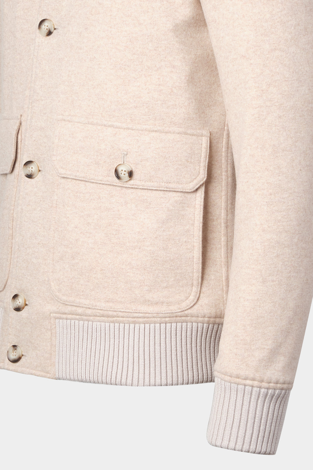 Flannel school jacket - Beige