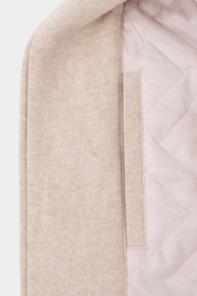 Flannel school jacket - Beige