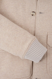 Flannel school jacket - Beige