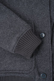 Flannel varsity jacket - Grey