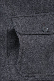 Flannel varsity jacket - Grey