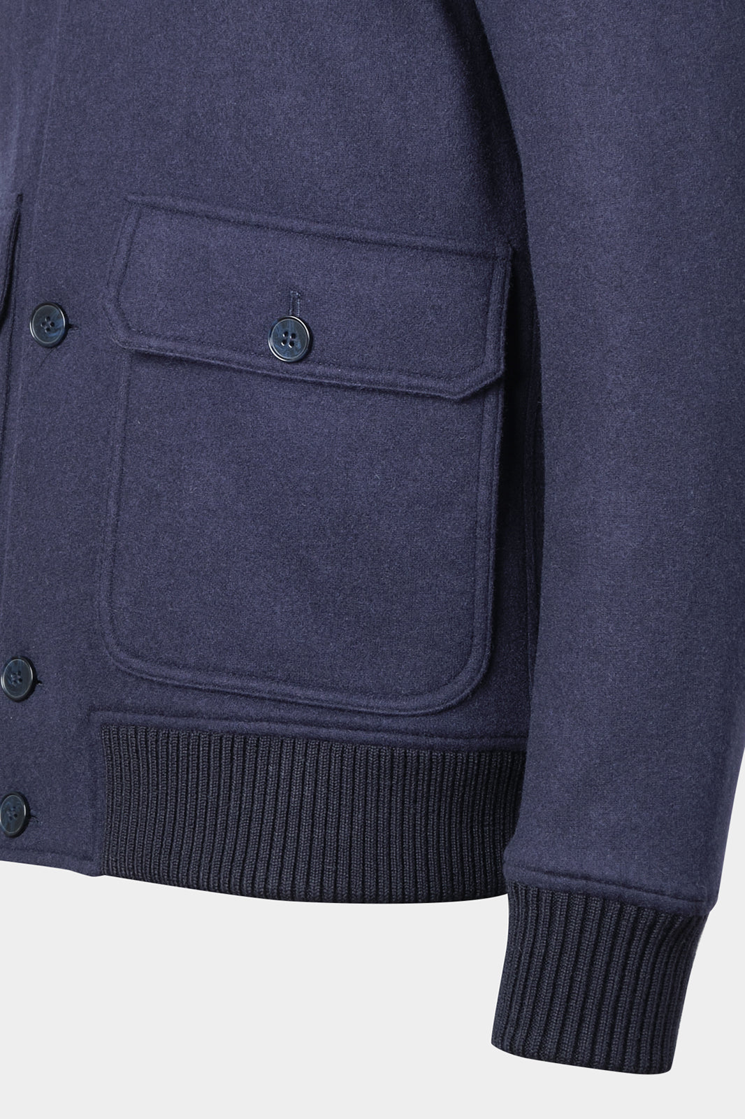 Flannel school jacket - Navy