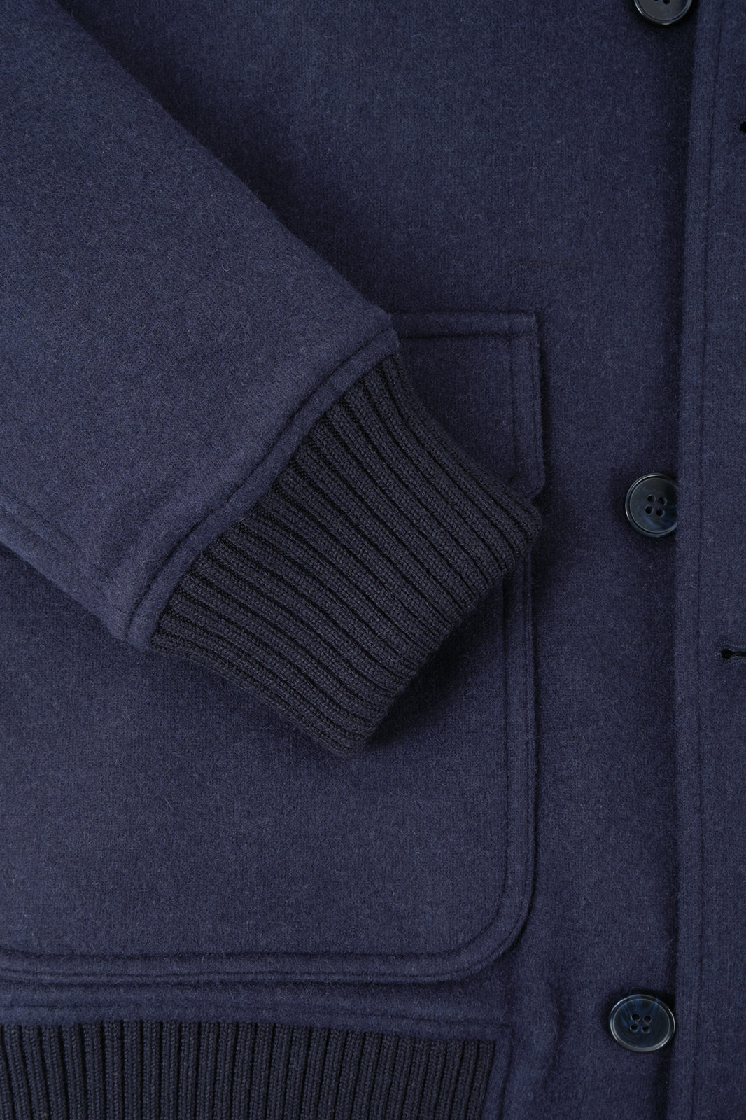 Flannel school jacket - Navy