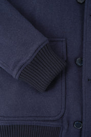 Flannel school jacket - Navy