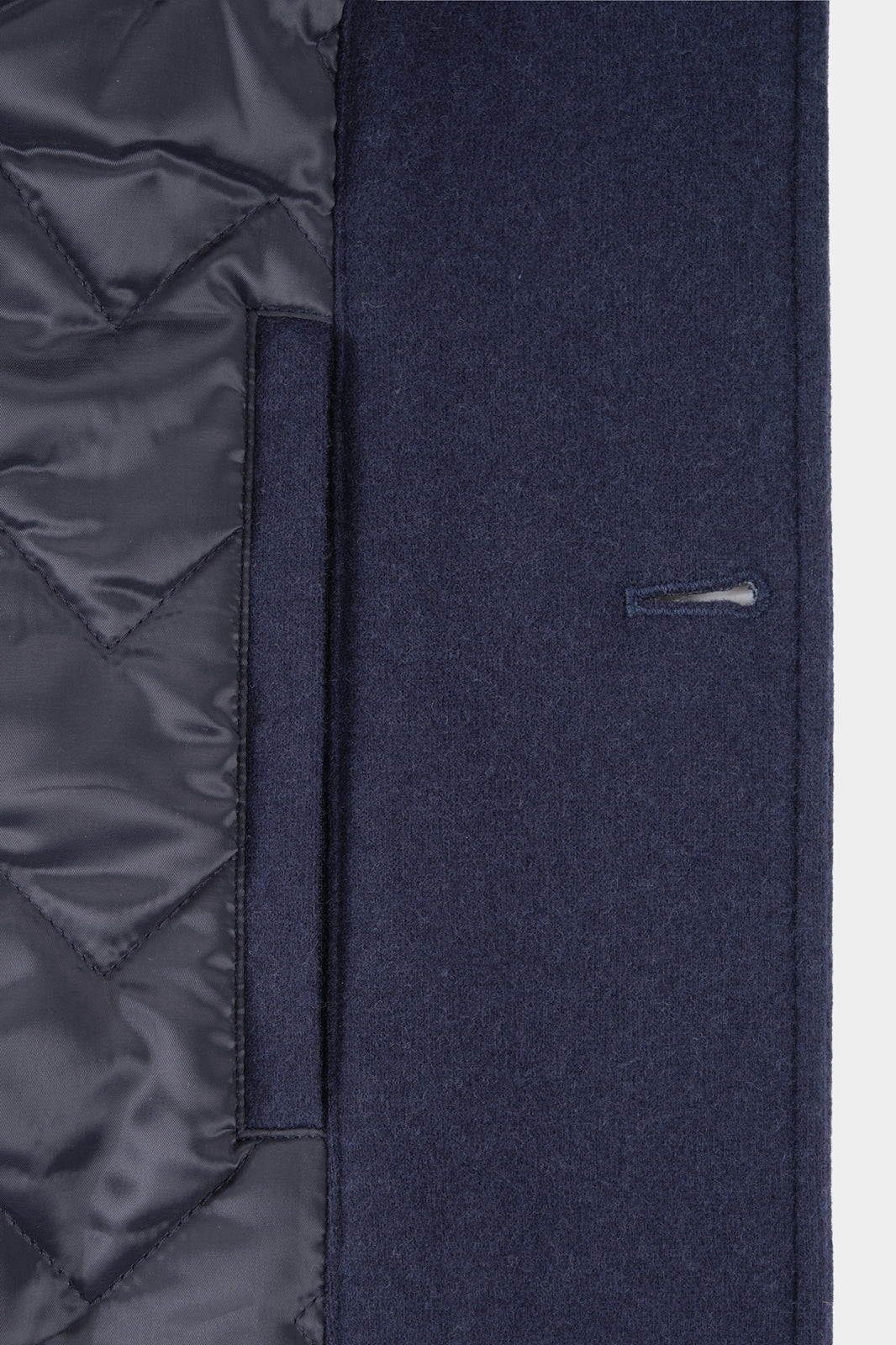 Flannel school jacket - Navy