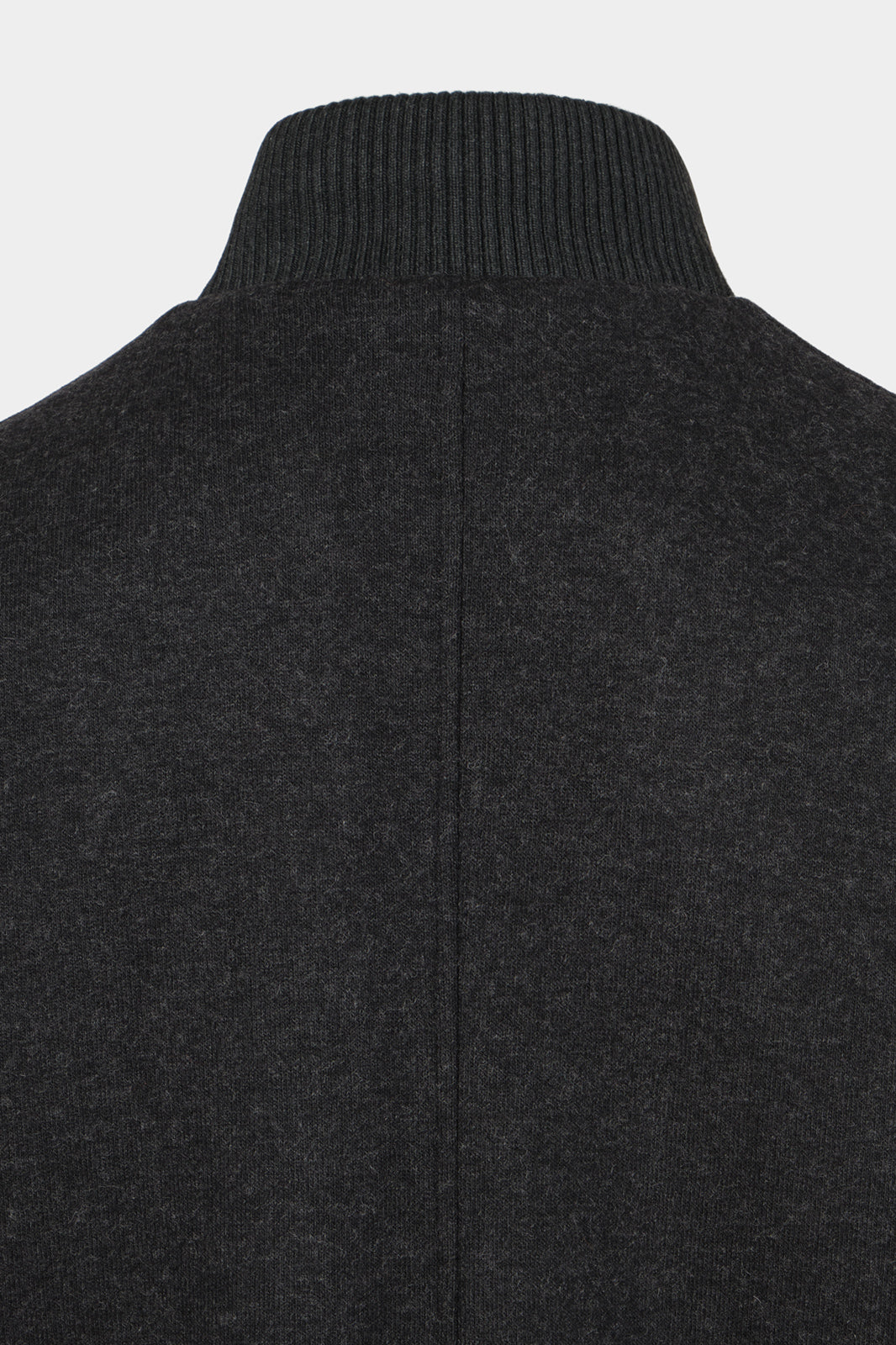 Blouson en jersey de laine fourré - Gris
