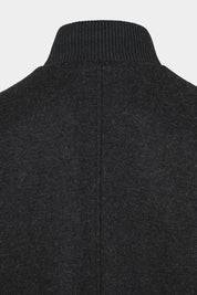 Blouson en jersey de laine fourré - Gris