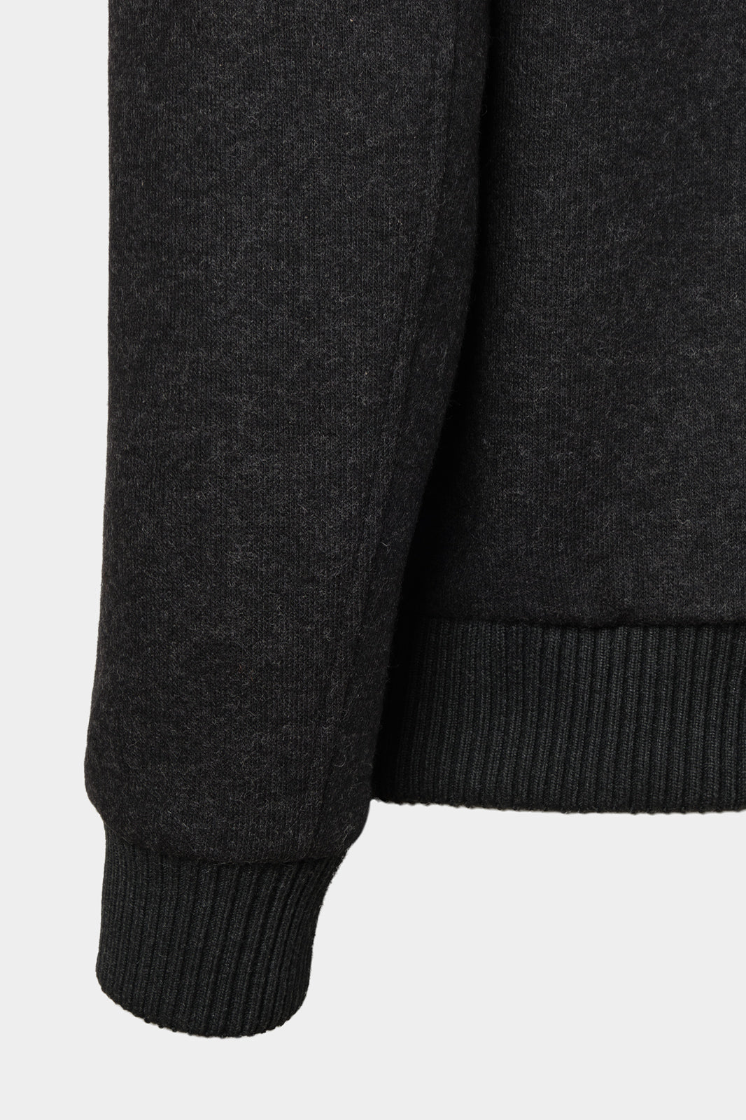 Blouson en jersey de laine fourré - Gris