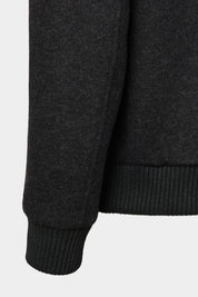Blouson en jersey de laine fourré - Gris