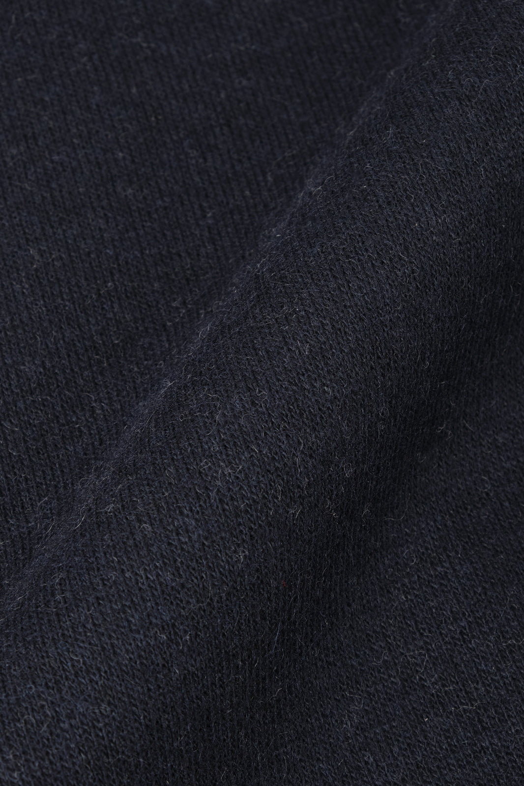 Blouson en jersey de laine fourré - Marine