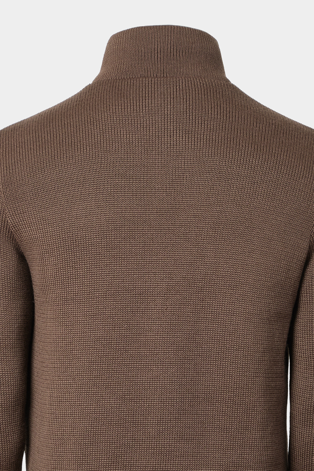 Blouson en maille matelassé - Noisette