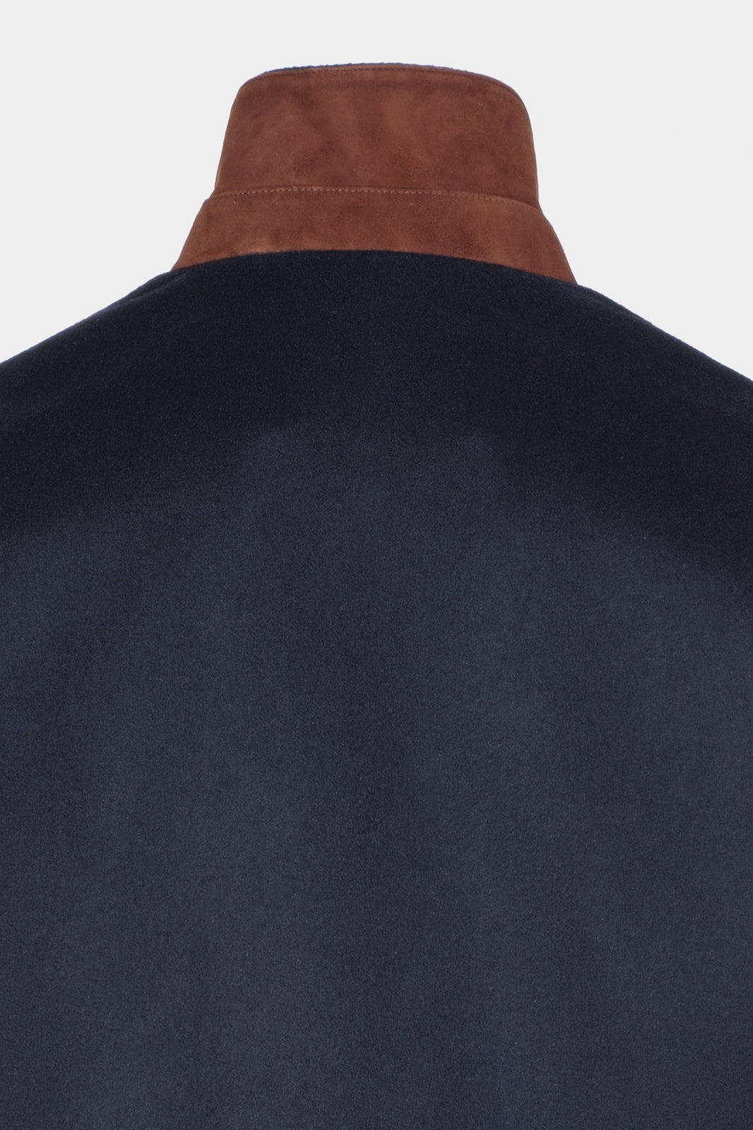 Manteau laine et cachemire - Marine