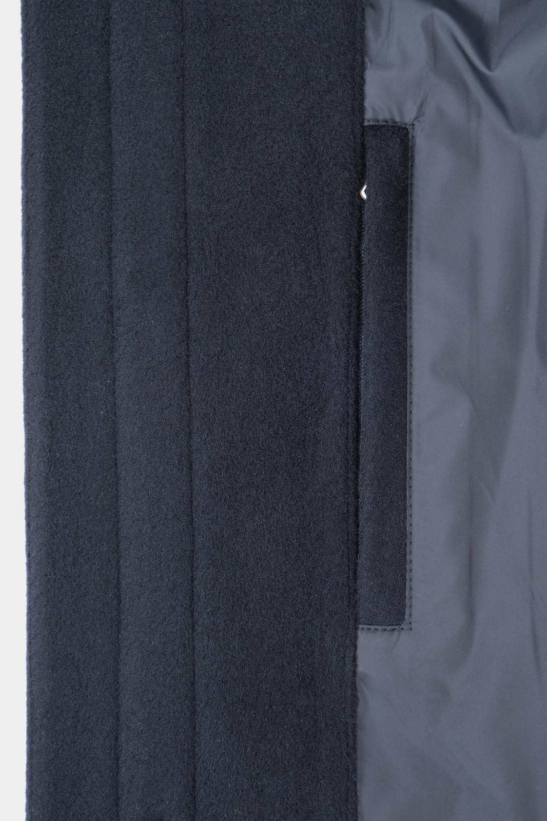 Manteau laine et cachemire - Marine