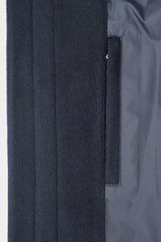 Manteau laine et cachemire - Marine