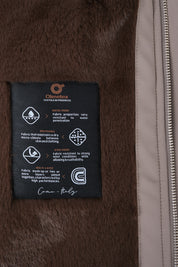 Parka fourrée à capuche amovible - Taupe