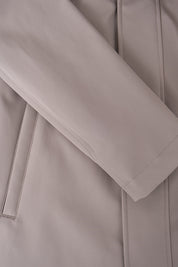 Parka fourrée à capuche amovible - Taupe