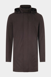 Parka with removable hood - Black