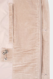 Corduroy Sahara Parka - Beige