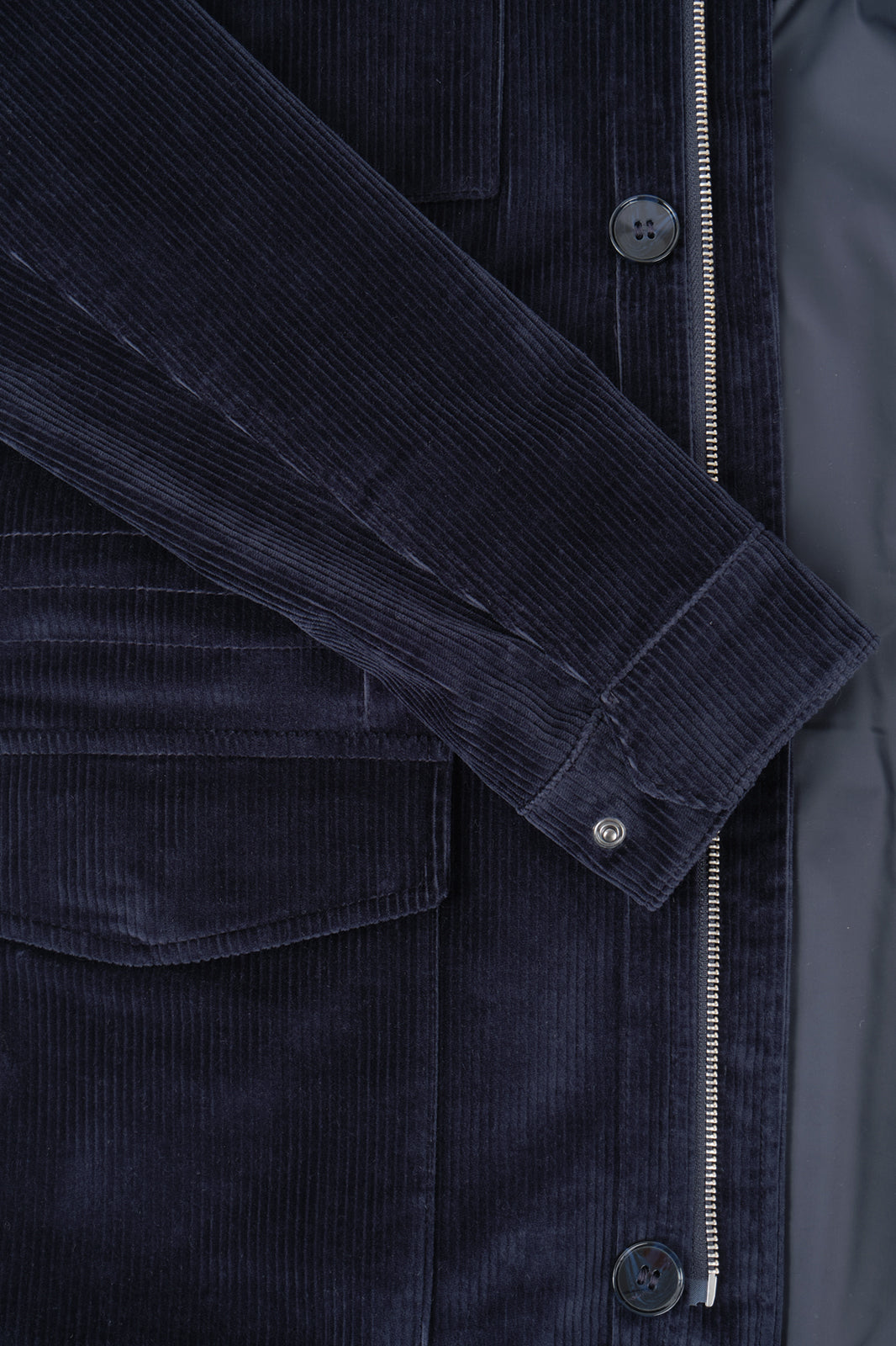 Corduroy Sahara Parka - Navy