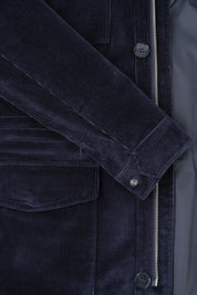Corduroy Sahara Parka - Navy