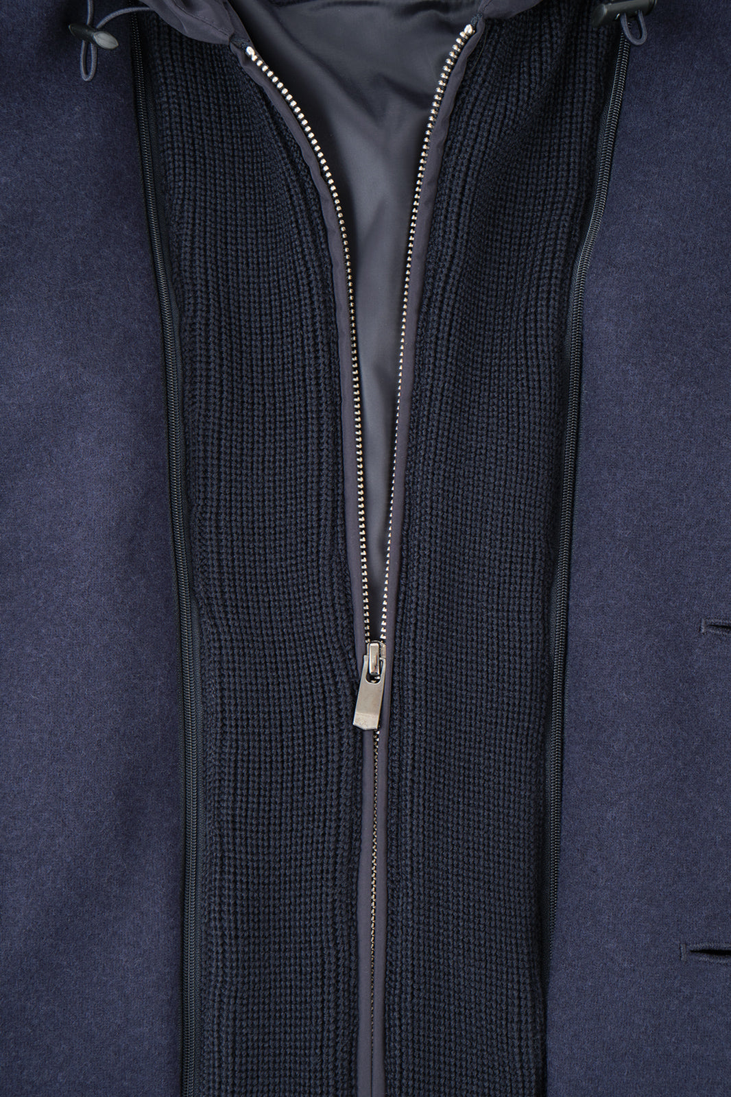 Flannel varsity jacket - Black