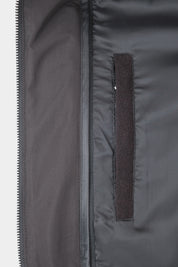 Flannel varsity jacket - Black