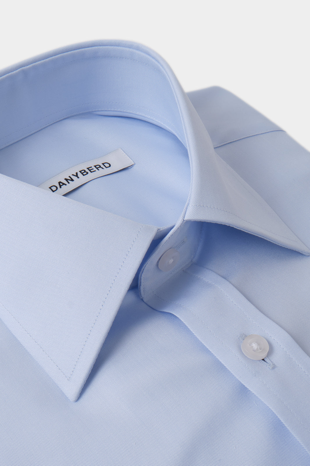 Large French collar shirt - Blue - Missing photos - ALT TEXT 
