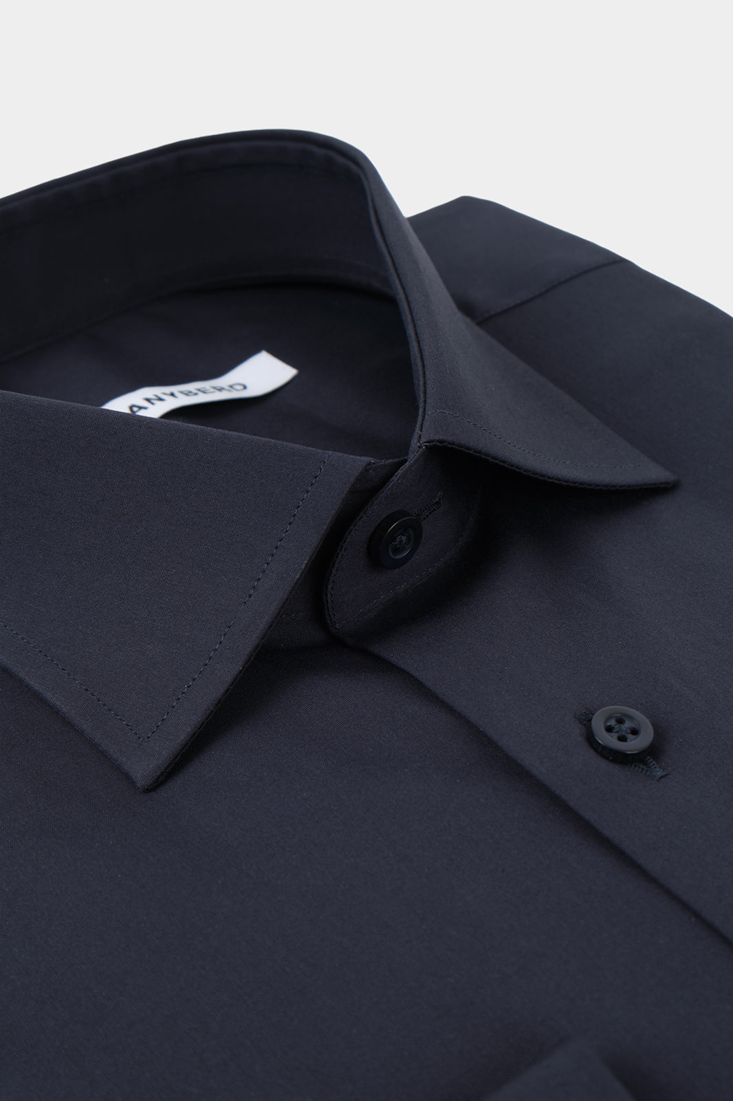 Chemise grand col plongeant - Marine