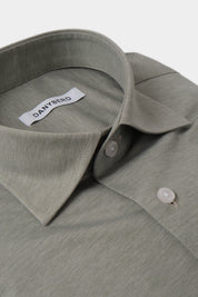 French collar shirt - Sage green - Missing photos, alt texts