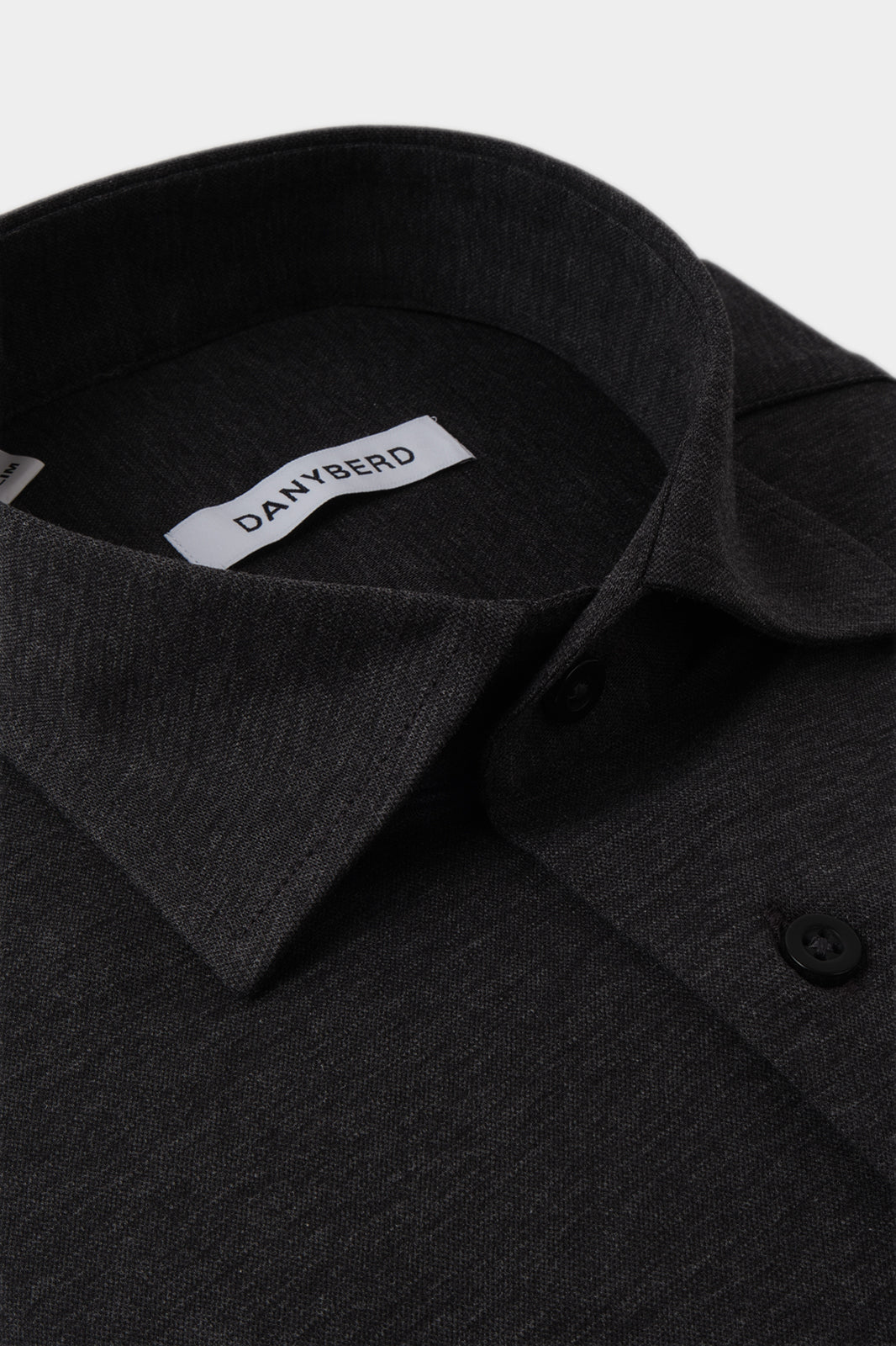 Chemise col français - Noir délavé