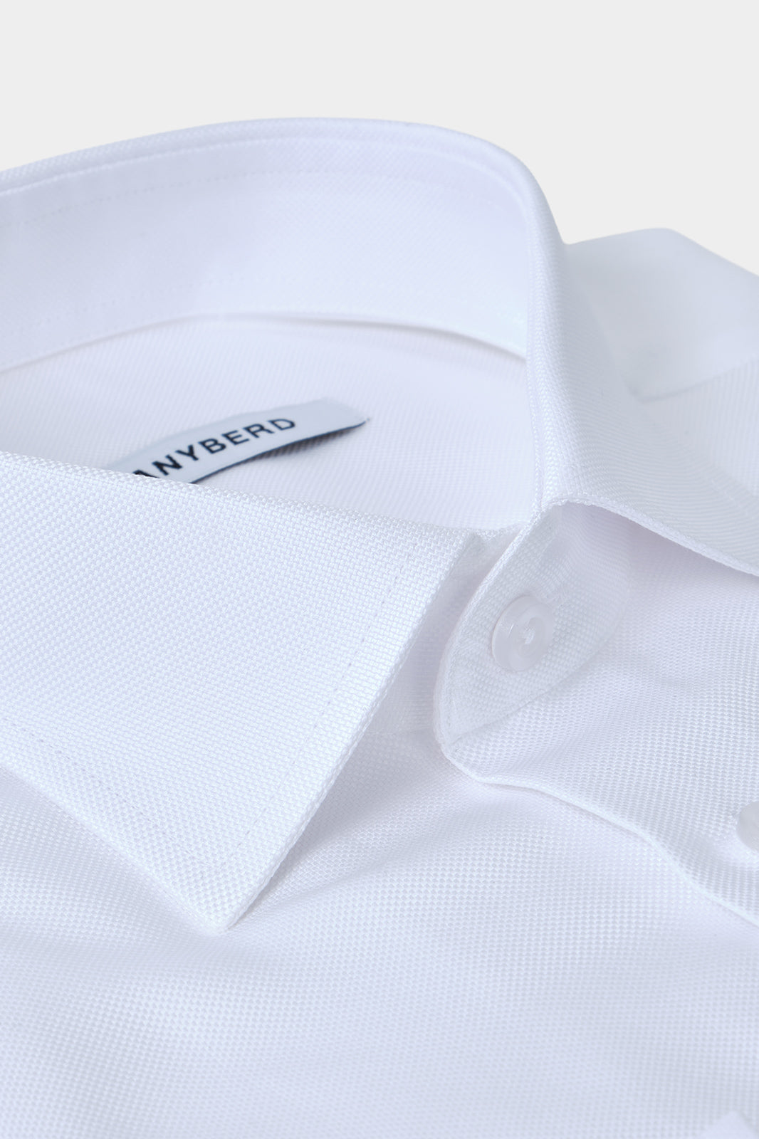 Chemise avec motif ton sur ton - Blanc