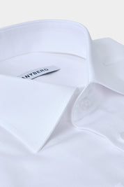 Chemise avec motif ton sur ton - Blanc