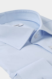 French collar non-fitted shirt - Comfort - Blue - Swiss price 75 - missing photos, alt text