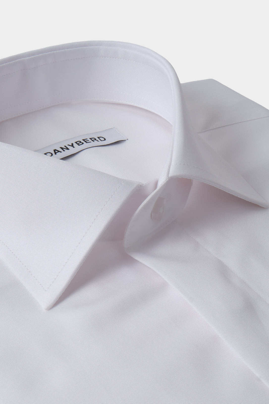 Chemise col français - Boutons cachés - Blanche