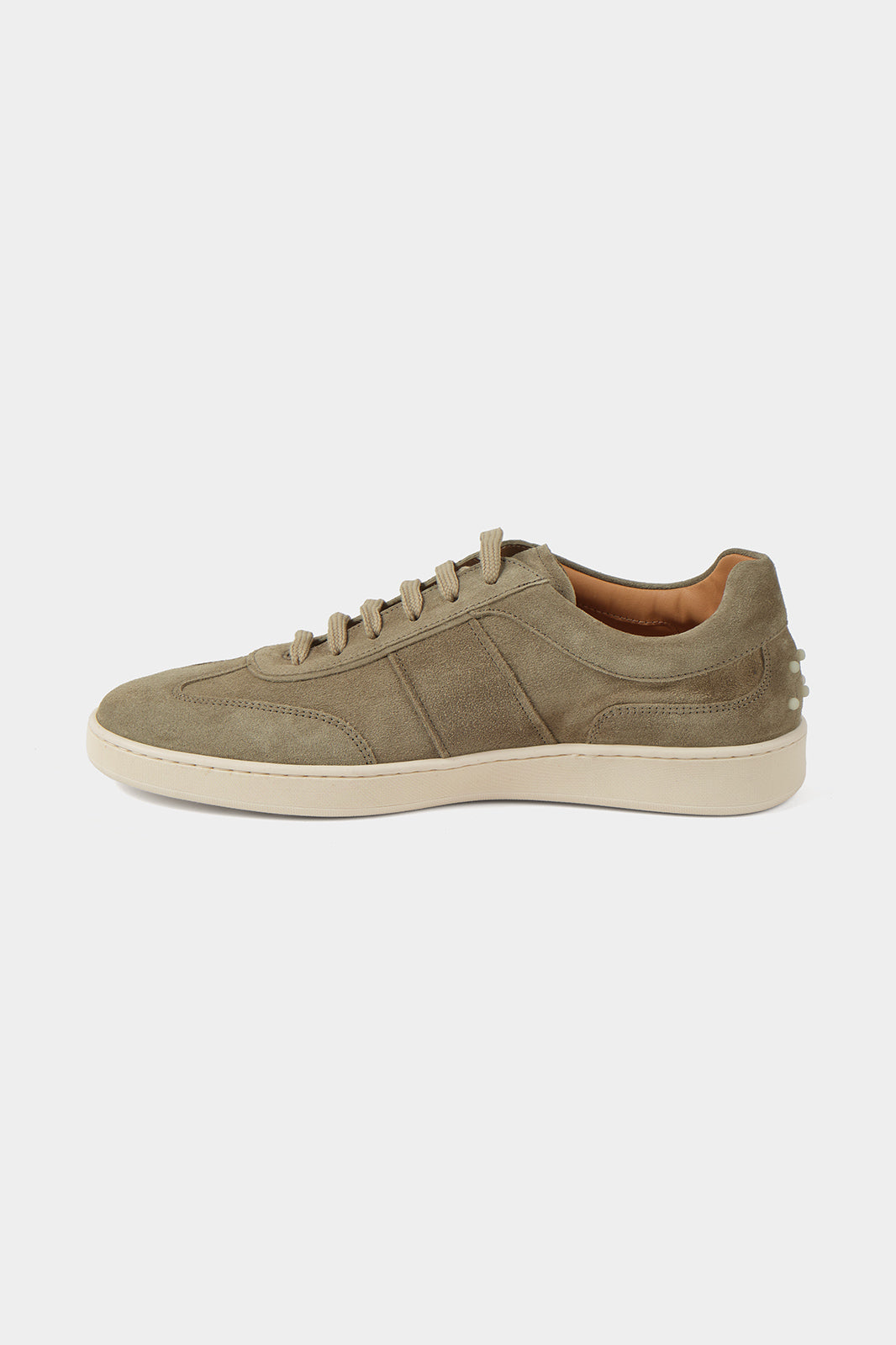 Sneakers en peau à picots - Taupe