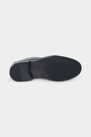 Mocassins en cuir glacé - Noir