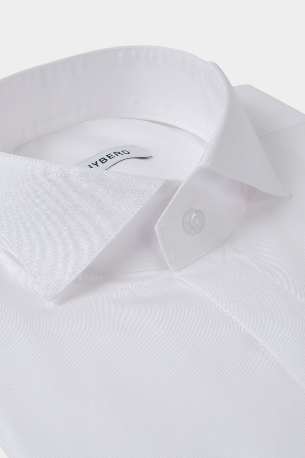 Wing collar shirt - White
