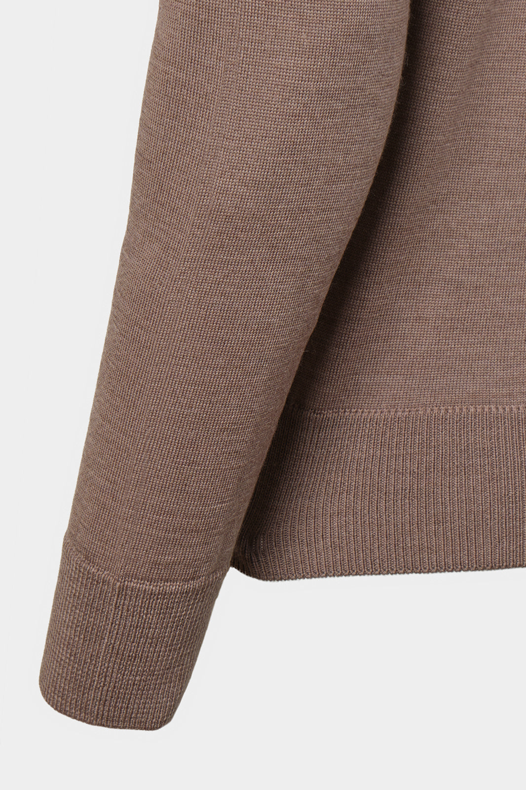 Polo neck sweater - Taupe