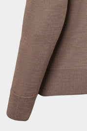 Polo neck sweater - Taupe
