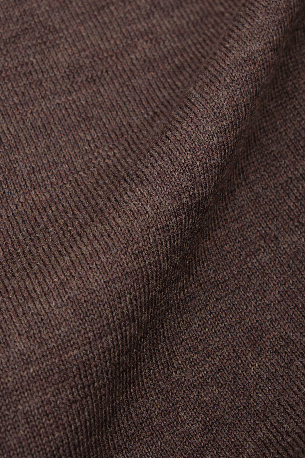 Pull col polo - Marron