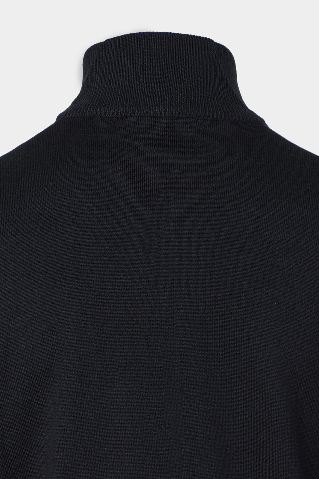 Cardigan zippé en laine - Noir